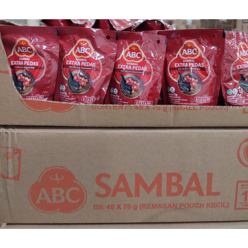 

sambal ABC extra pedas 75 gram 1 sachet