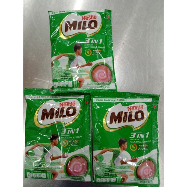 

Milo 3 in 1 sachet 35gr