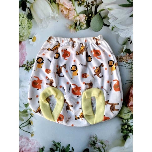 3 pcs celana pop bayi PUTIH motif