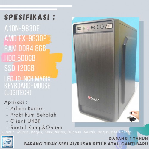 Gambar Pc Gaming Amd Fx 90p A10n 90e Vga Radeon R7 Intergrated E77 Shopee Indonesia