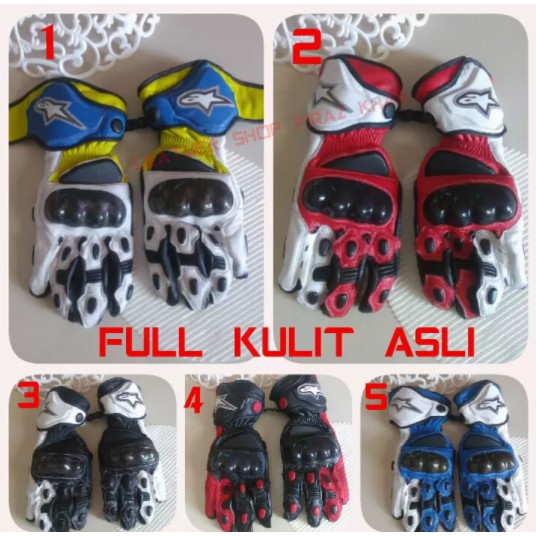 Sarung Tangan Motor Alpinestar FULL KULIT