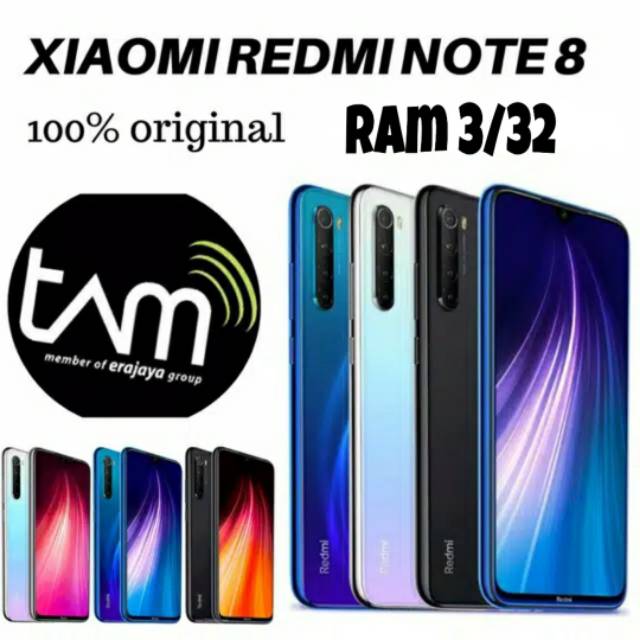 Xiaomi Note 8 Ram 3/32