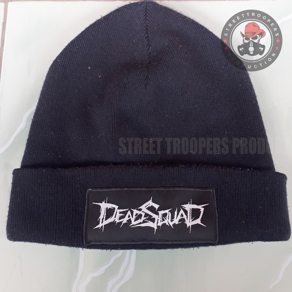 Beanie DEADSQUAD Logo ( Woven Patch ) Second Hand