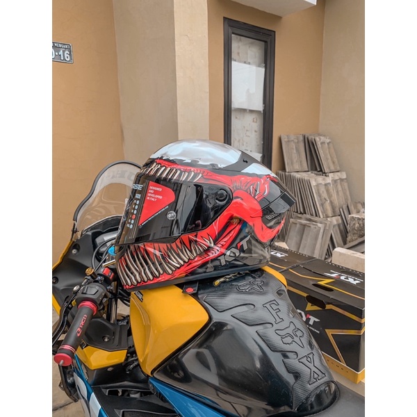 KYT TT COURSE VENOM NEW TTC HELMET BARU BUKAN BEKAS