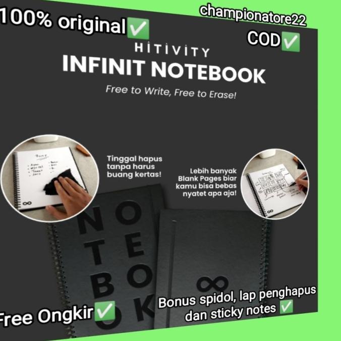 

Infinit Notebook Buku Tulis Catatan Aesthetic Binder Kuliah Diary Note