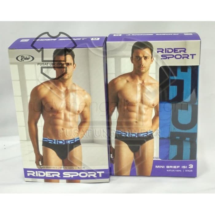 BIG SALE Celana dalam pria RIDER R762B ISI 3 | RIDER SPORT 762