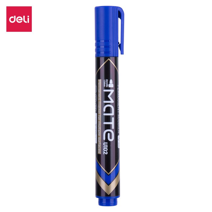 

OPEN SALE DELI EU10230 PERMANENT MARKER/SPIDOL PERMANEN-BIRU