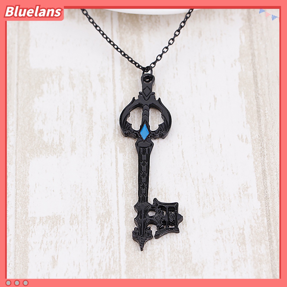 Bluelans Kalung Liontin Anime Kingdom Hearts Oblivion Keyblade Untuk Pria Dan Wanita