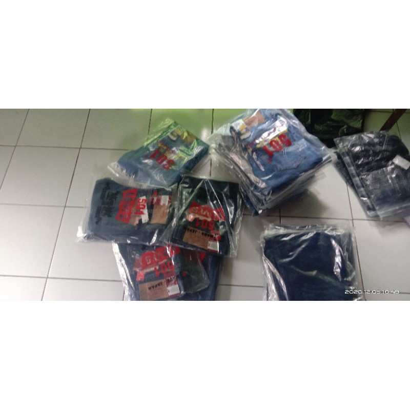 jeans levi's 501 Jepang 1 lusin