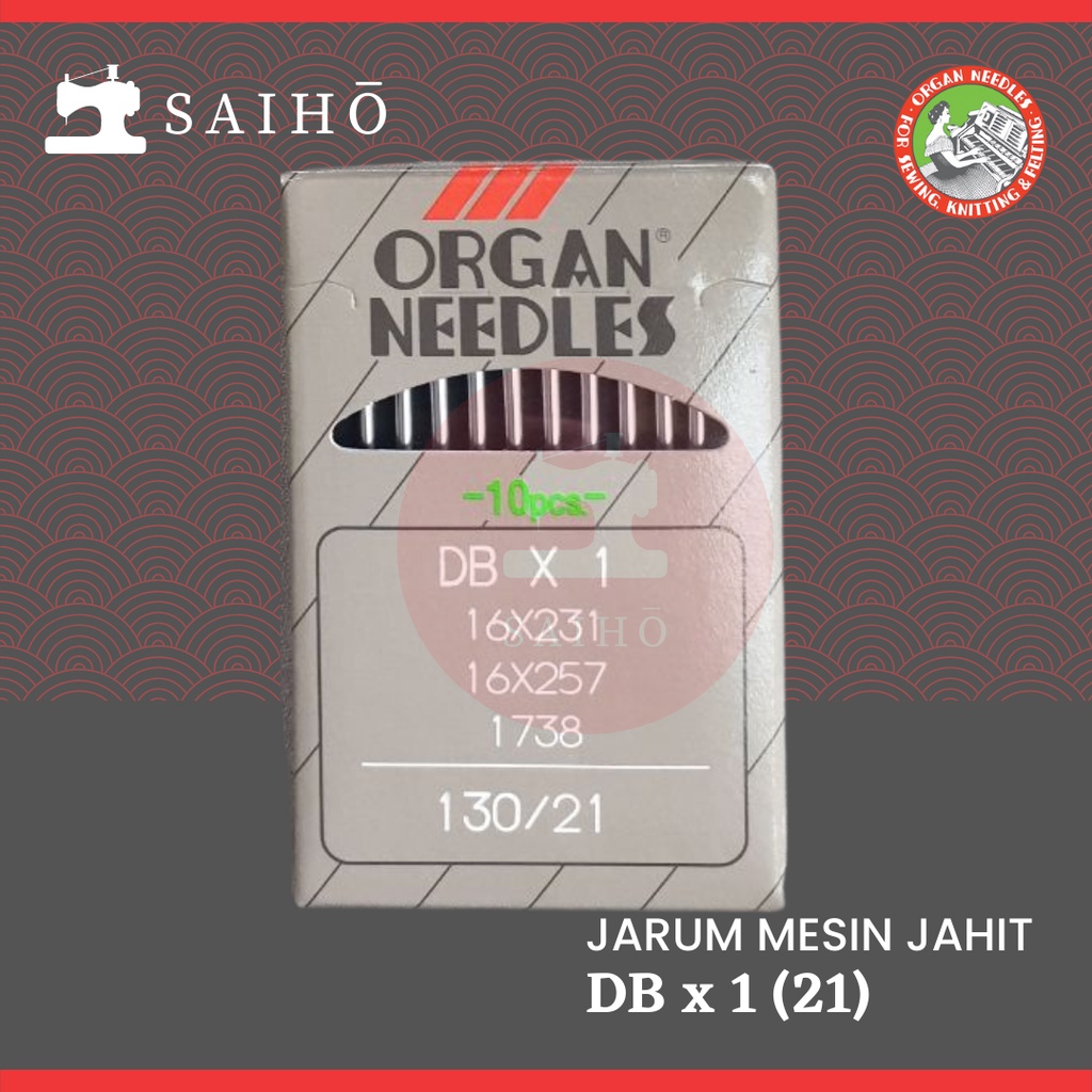 ORGAN Needles DBx1 / DB x 1 - Jarum Mesin Jahit