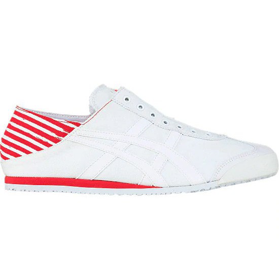 Onitsuka Tiger Mexico Paraty Slip On White/White/Red Original