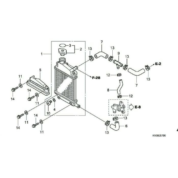 Otomotif Spare Part Motor Karburator Selang Radiator Vario 110 Karbu Joint Three Way House Shopee Indonesia