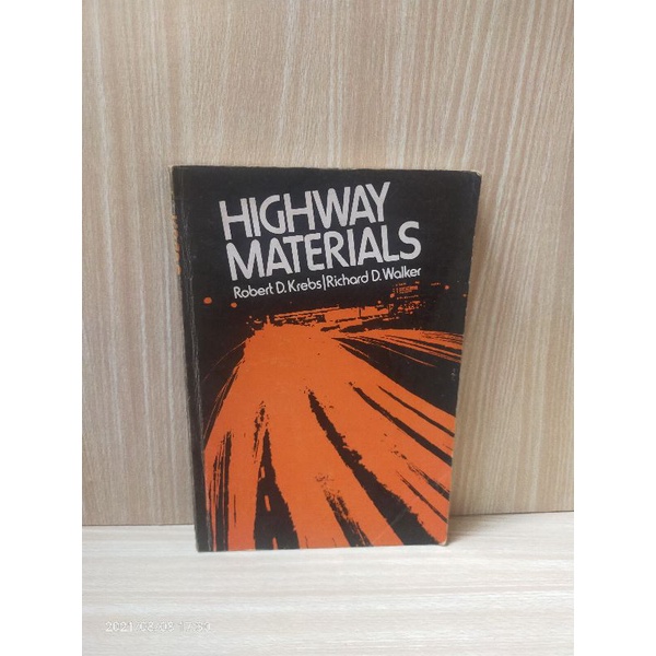 Buku Highway Materials By Krebs.Walker