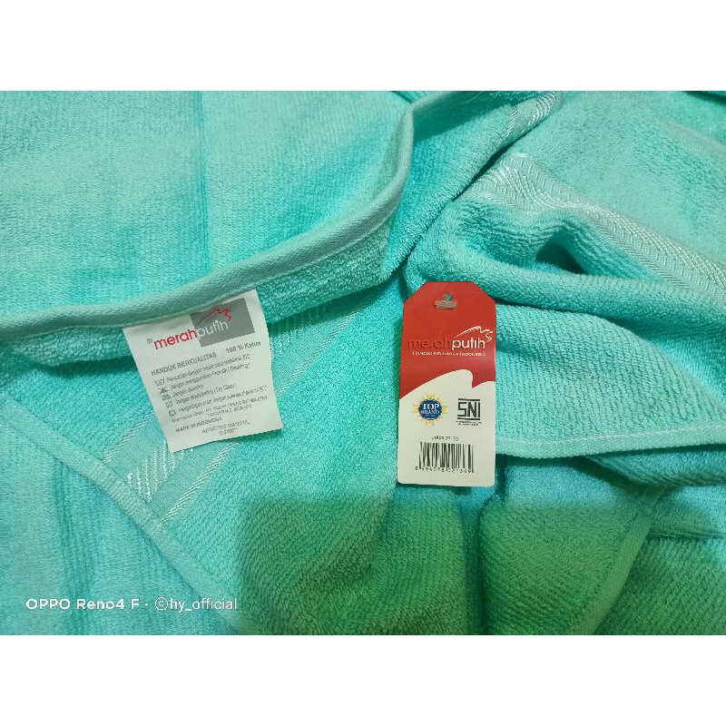 Handuk Anak 50x100cm Gratis Bordir Nama Merah Putih ORI cotton 100%-1