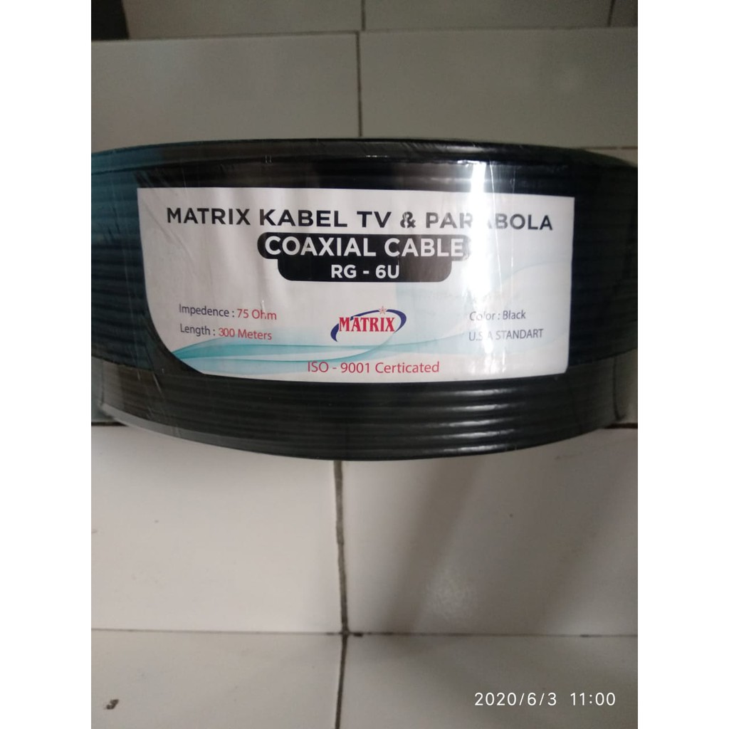 Kabel MATRIX TV PARABOLA 100m DAN 300m METER