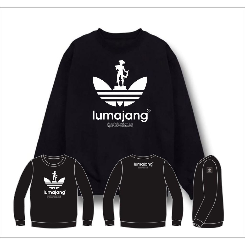 Crewneck Sweater Jaket Adidas Trefoil Lumajang