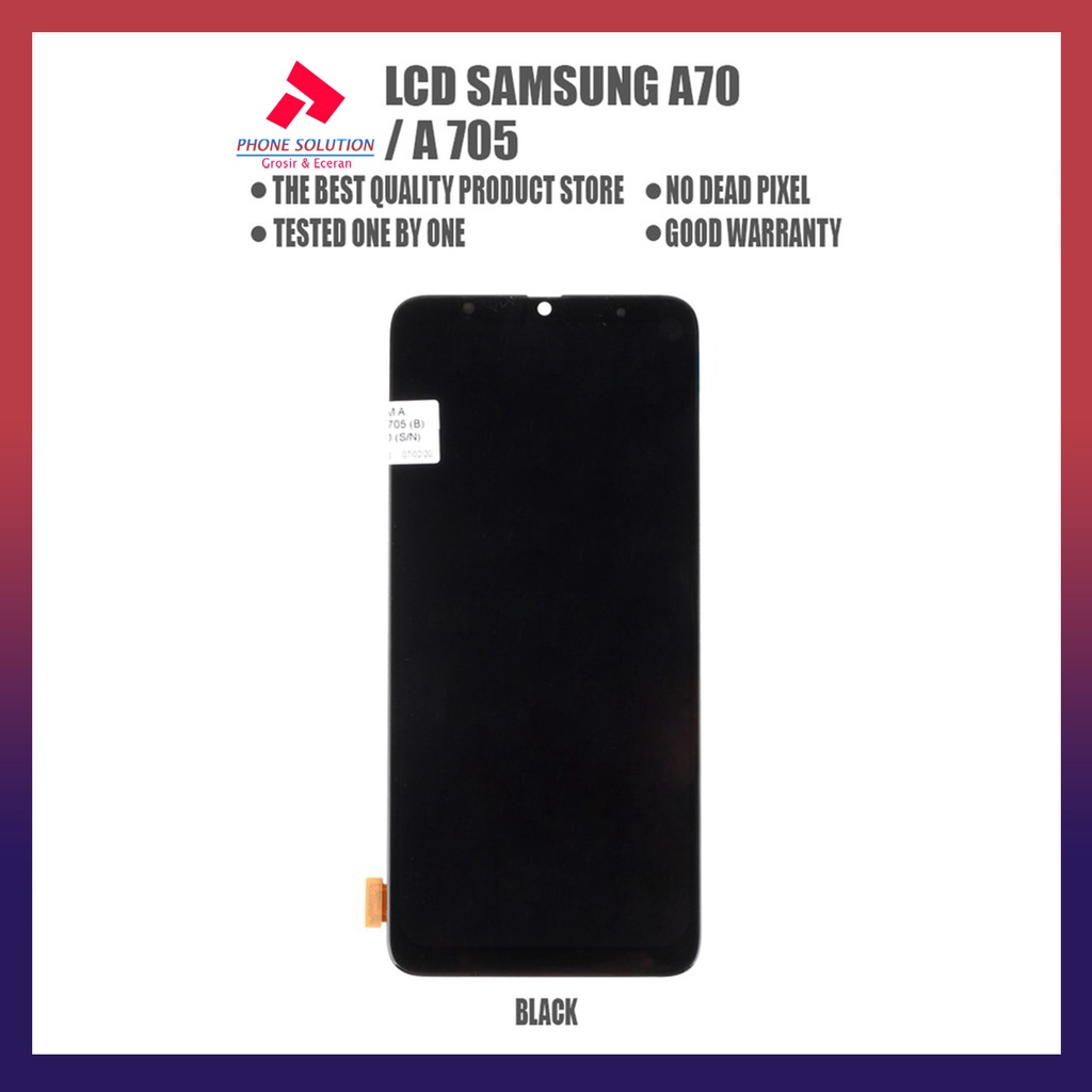 LCD Samsung A70 / LCD Samsung A705 100% Original OEM Small Fullset Touchscreen // Supplier LCD Samsung - Garansi 1 Bulan