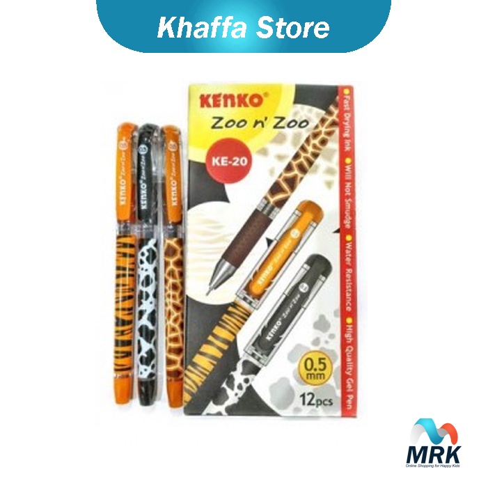 

3 PCS Pulpen Kenko Motif Hewan Anak Sekolah