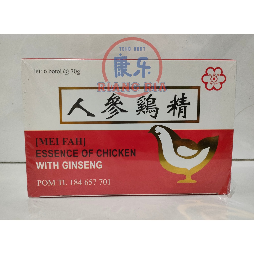 

MEI FAH Essence Of Chicken With Ginseng (isi 6 botol @70gr)