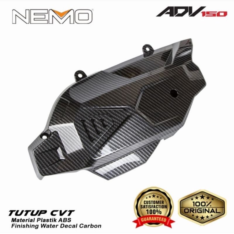 tutup cover cvt honda adv 150 new carbon NEMO ORIGINAL