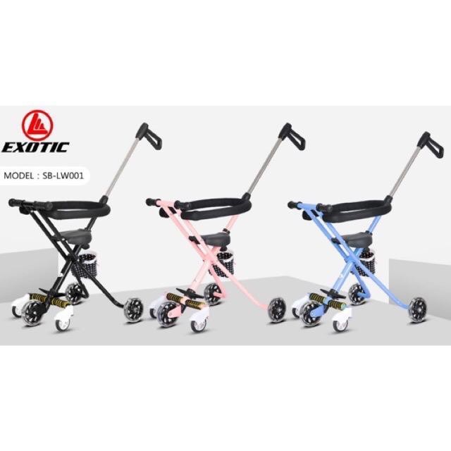 Stroller Kereta Dorong Anak Bayi Exotic / Mainan Stroller LW001 Mini Trike