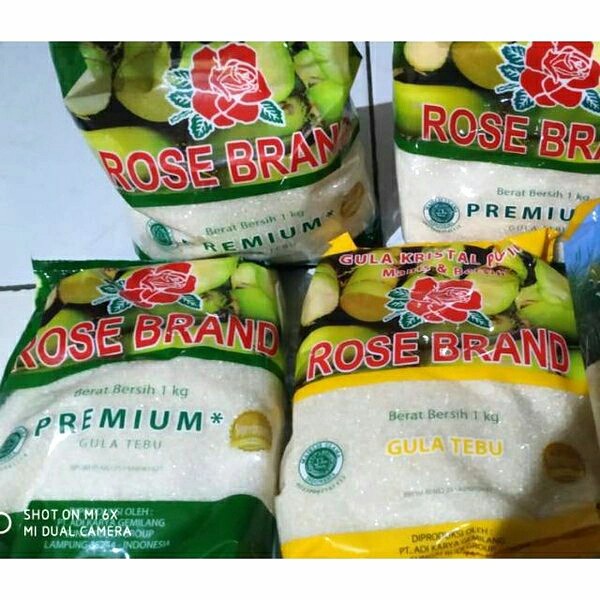 

Gula rose brand 1 kg 2 pcs