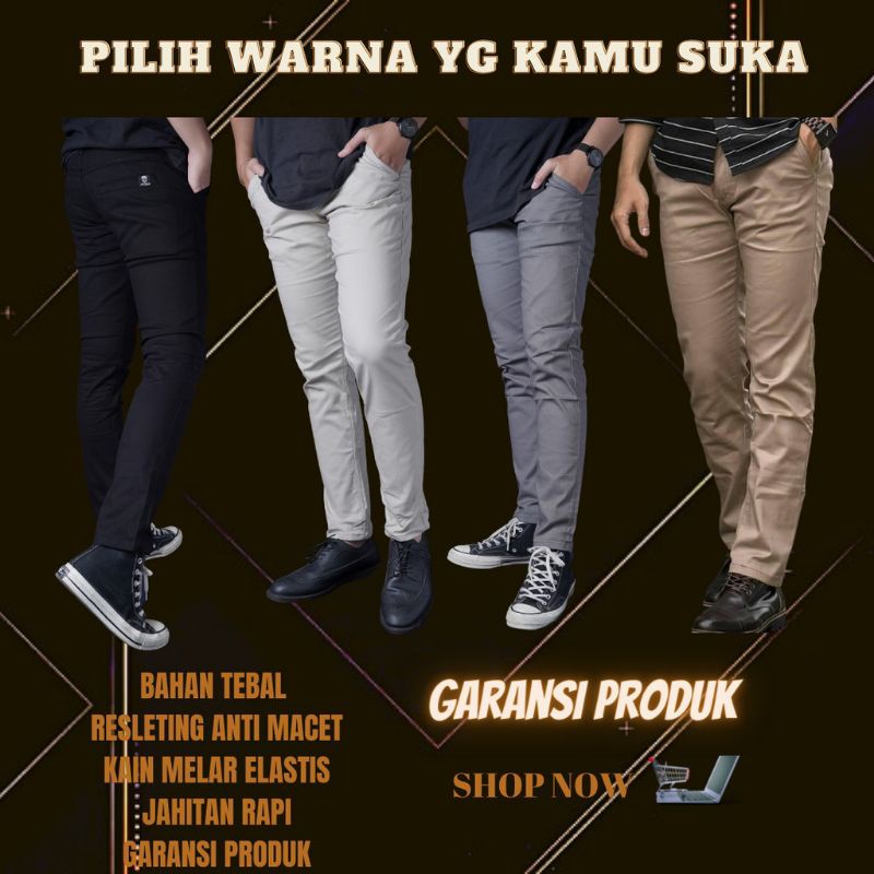 Celana Bahan Formal Slimfit celana kerja kantor