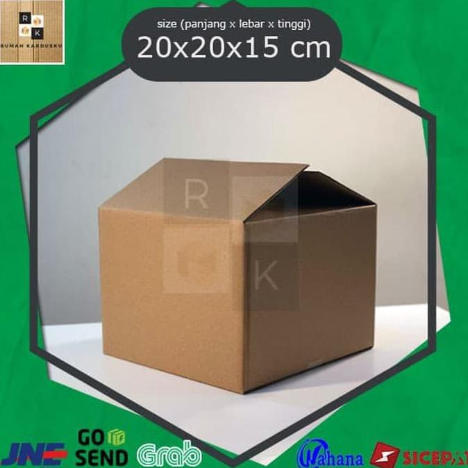 

Kardus Polos 20X20X15 /Box / Cardboard / Kardus Packing // 20X20X15 Cm Dafa.Olshop