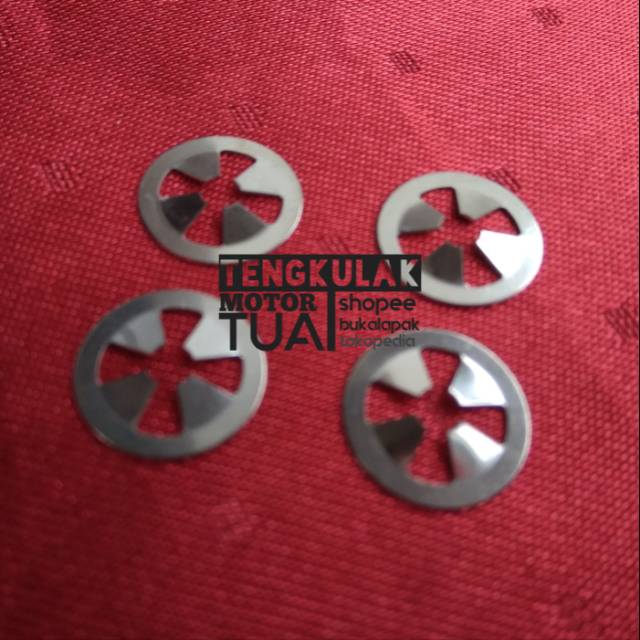 Klip klem pengunci emblem tangki dan bok box dop tepong aki imitasi cb100 cb125 gl100 gl125 cg cb gl