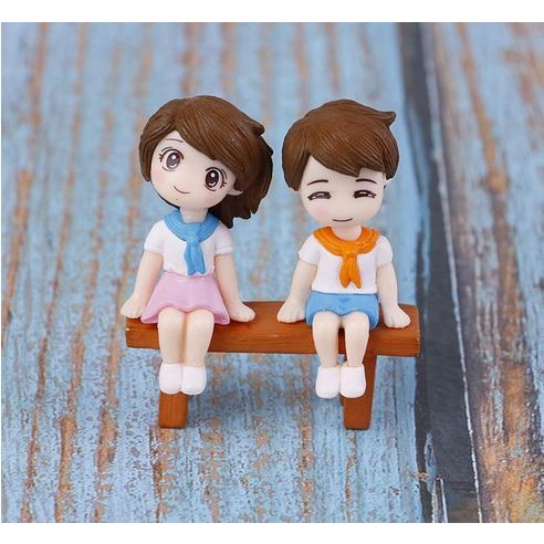 Miniature Lover Figures - Lovers Couple Figurines #20 (3pcs)