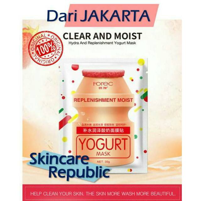 masker yogurt setiap hari