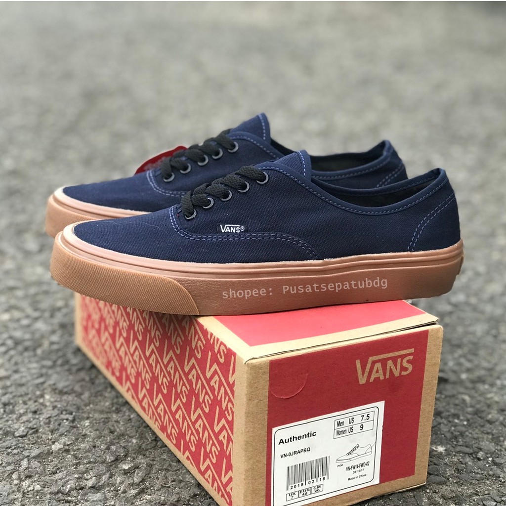 Sepatu Vans Authentic Navy Gum