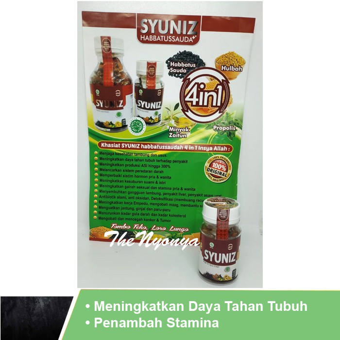 Syuniz 4 in 1 Habbatussauda isi 60 kapsul