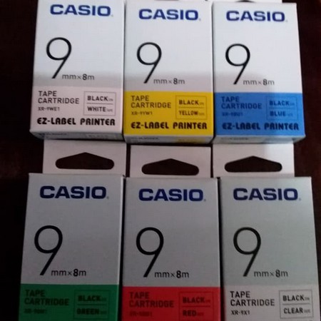 

Pita / EZ Label Printer Casio 9 mm Pita Label Printer Casio 9mm XR 9 XR-9YW1