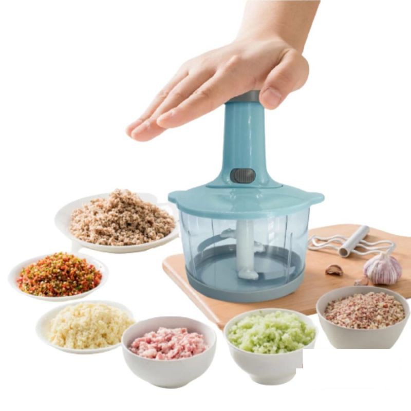 Blender Tekan Parutan Pemotong Pengupas Buah Dan Sayur 3in1 / 6in1 Food Chopper Manual Blender