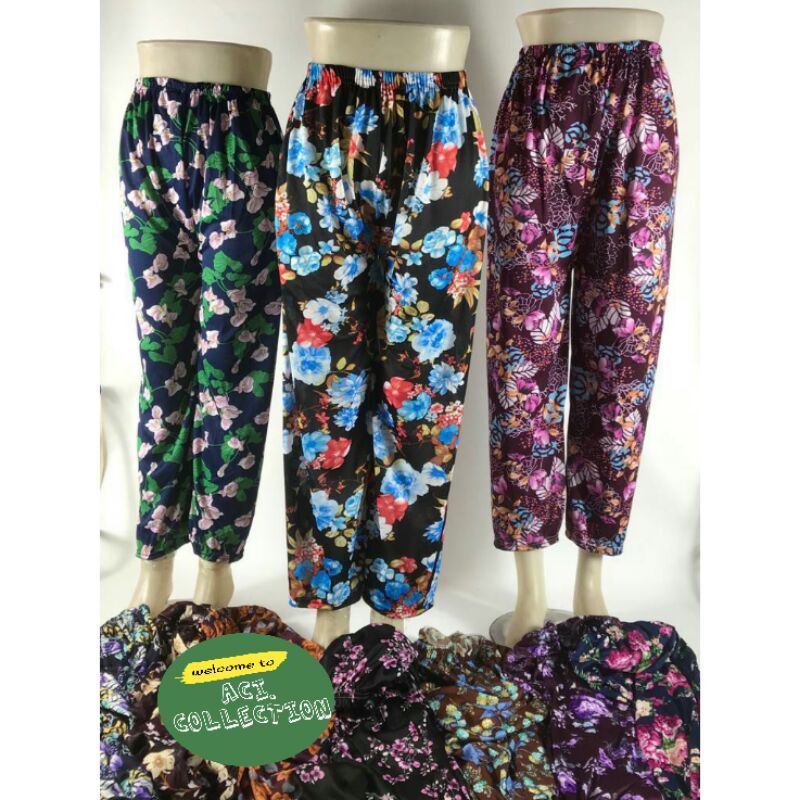 Celana Harian Santai Panjang Wanita Motif / Celana Aladin los motif / Grosir aladin Motif Murah