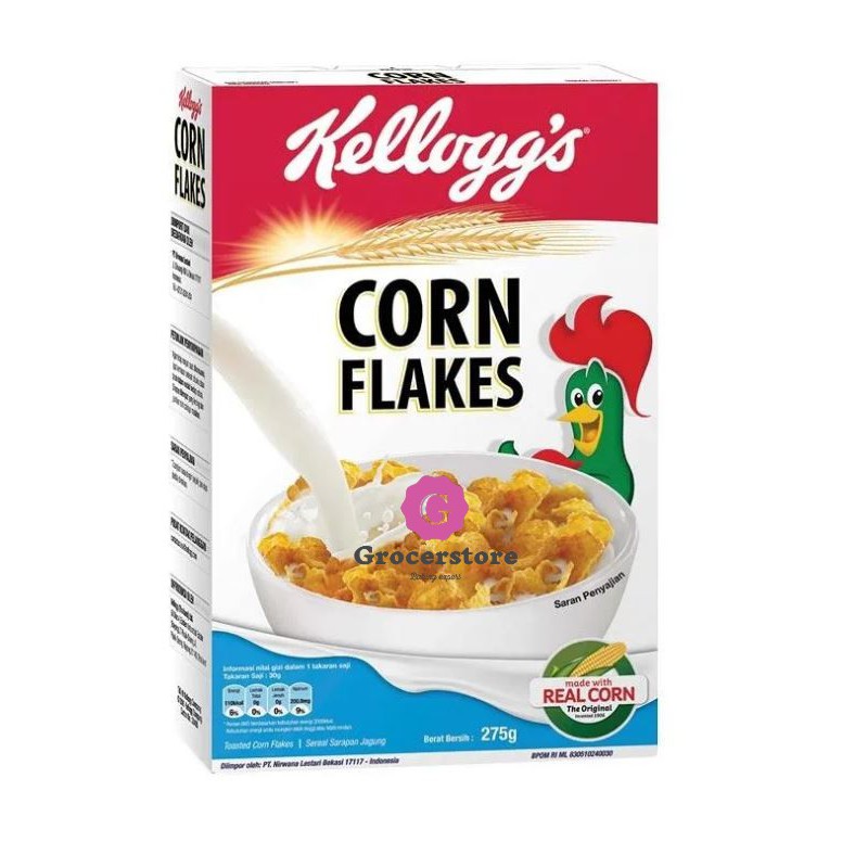 

KELLOGG'S Corn Flakes / Sereal Jagung 275 gr