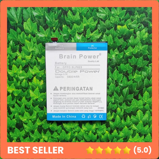 BATRE BRAIN POWER OPPO BLP623 BATRE HP OPPO F3+ BATRE BATRE BRAIN POWER DOUBEL POWER DOUBEL 2IC PROT