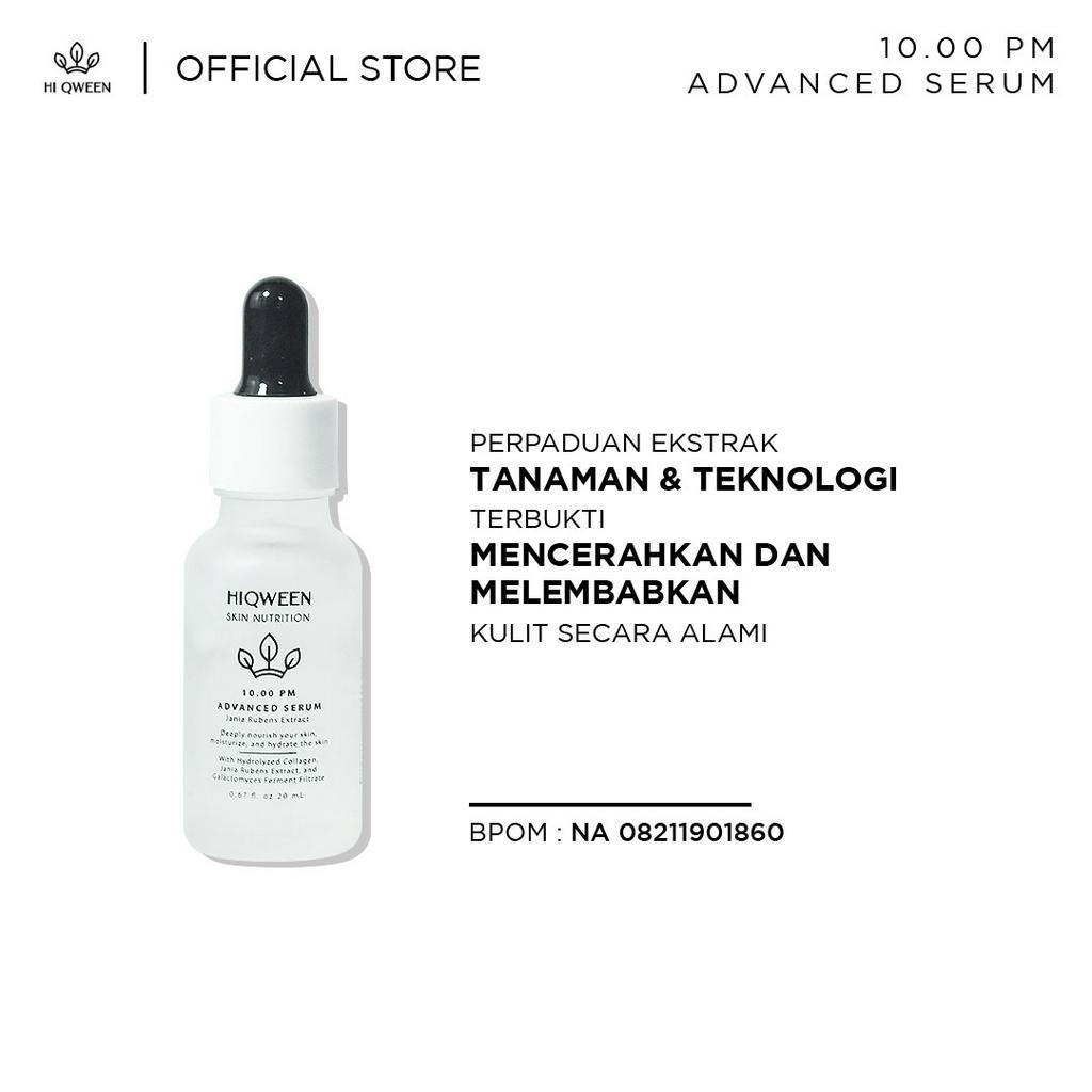 Hiqween 10:00pm Advanced Serum Juara atasi kulit bruntusan, Kering, Jerawat dan Kusam