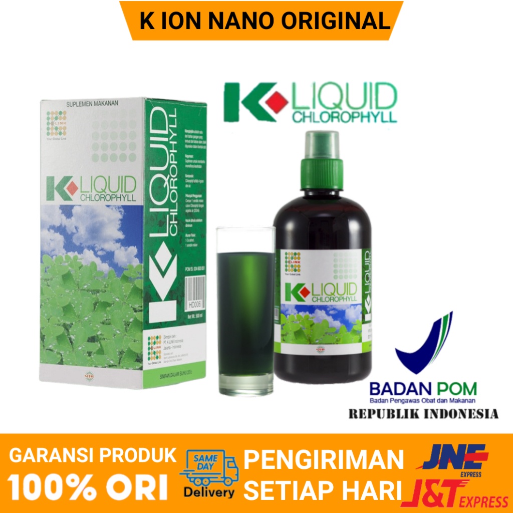 

K liquid chlorophyll original minuman kesehatan