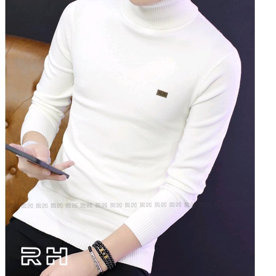 ♚ Baju rajut kerah tinggi/sweater rajut turtleneck pria/switer turtle neck/switer kerah tinggi ✭