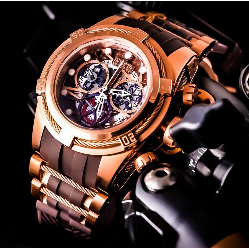 Jam Tangan Pria Merk Invicta Reserve Stainless Baterai