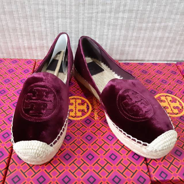 tory burch velvet espadrilles