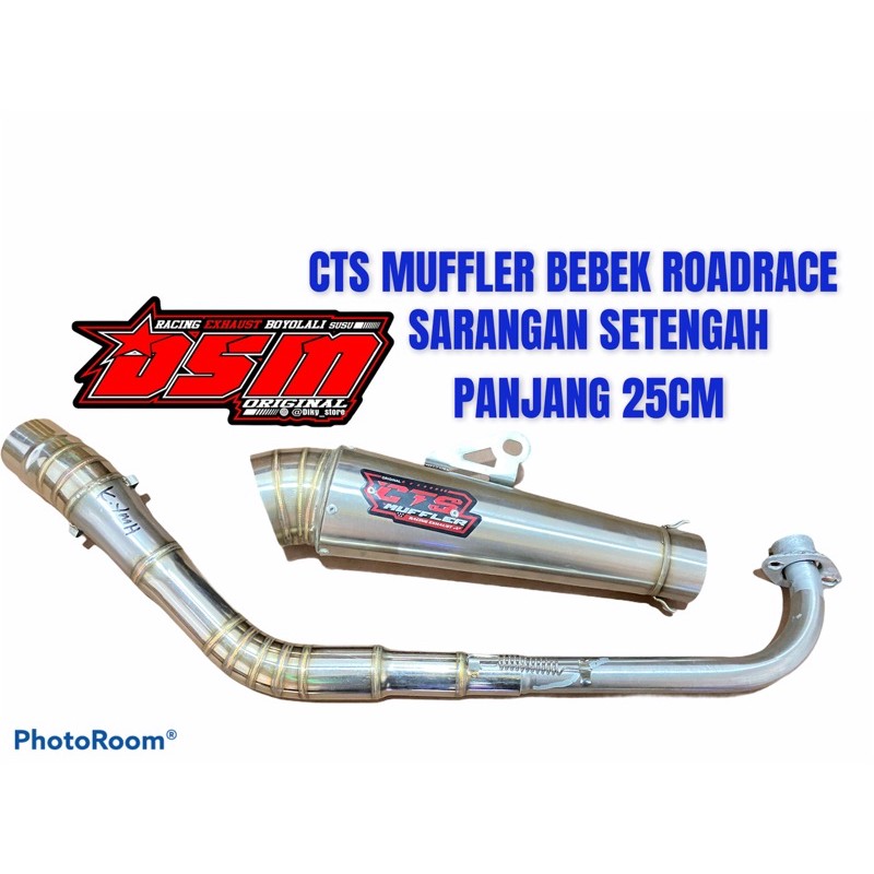 Knalpot CTS Muffler jiksaw bebek kolong Roadrace