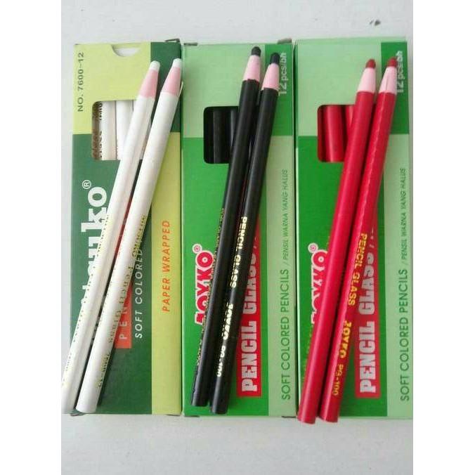 

Joyko Pensil kaca pg-100(pcs) TERLENGKAP