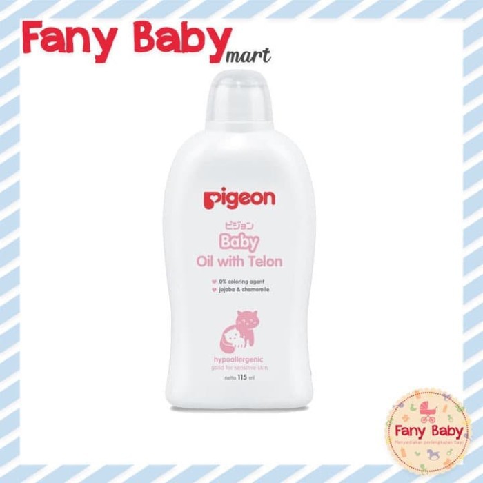 PIGEON BABY OIL WITH TELON 115ML - PARABEN FREE / PR060802