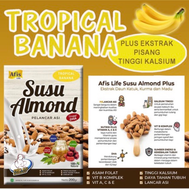 Afis susu almond