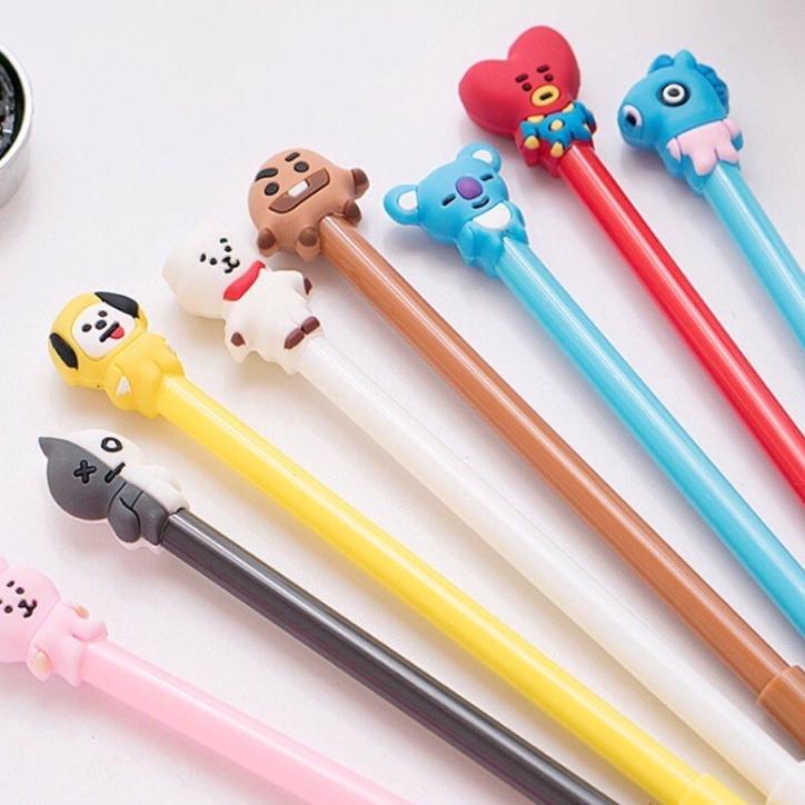 

Stok terbaru Pulpen Bolpen BT21 Pen tinta tata cooky shooky grosir