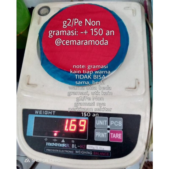 Kain PE Non / kain gamis / kain hijab PER 0.5KG kain busana baju muslim