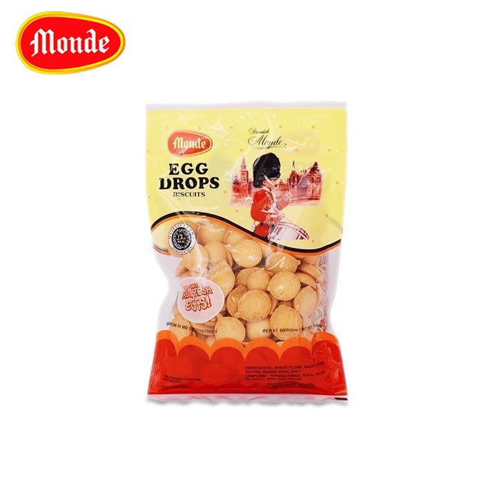 MONDE EGG DROPS BISCUITS 110gr | MONDE BISCUIT